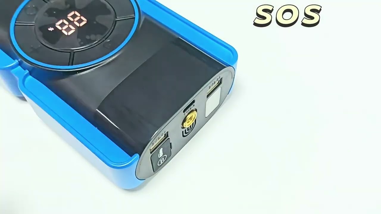 4 in 1 Jump Starter With Tyre Pump