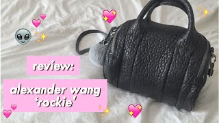 ALEXANDER WANG 'ROCKIE' REVIEW ♡ (try on, wear + tear, how i clean this bag, etc.)