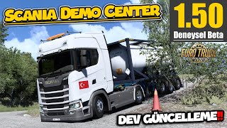 Ets 2 1.50 Deneysel Beta !! Scania Demo Center // Test Alanı Efsane Olmuş !!