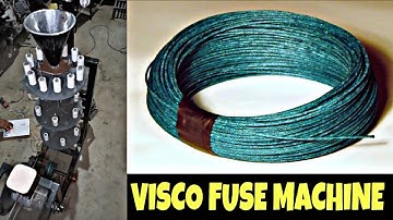 Visco fuse machine | firework visco fuse machine | My Visco fuse machine in action