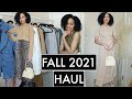 Fall/Autumn Designer Try-On Haul | Ganni, Frame, Anna Quan, Rotate, & more