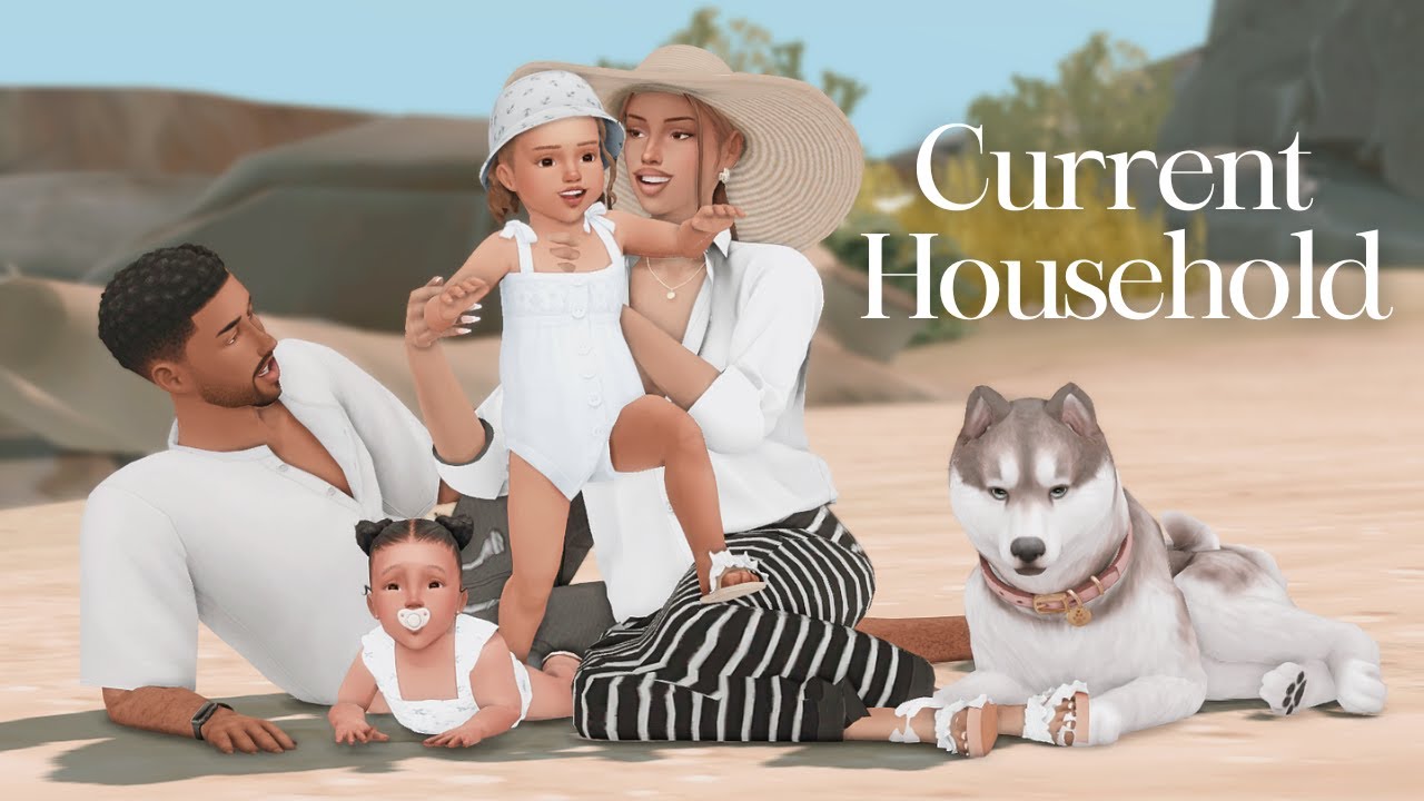 A Cozy Current Household | The Sims 4 - YouTube