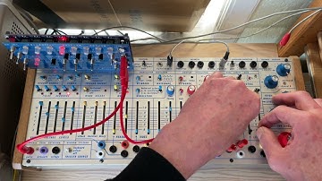 Evolving pattern...Buchla 208 / Buchla Easel Sequencer Aux Card