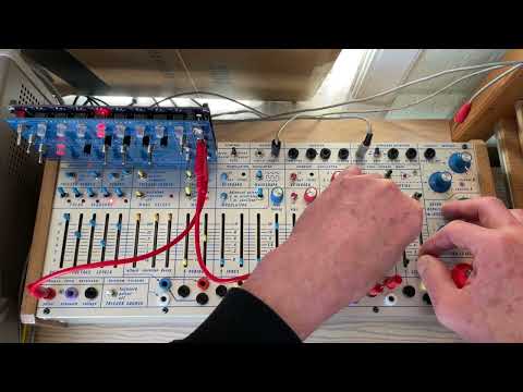 Evolving pattern...Buchla 208 / Buchla Easel Sequencer Aux Card