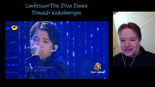 Dimash Kudaibergen - Confessa + The Diva Dance - reaction