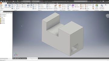 IED Unit 4.1 Autodesk Inventor Additive and Subtractive Modeling Continued