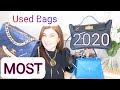 Most Used Handbags of 2020 | Hermes 24/24, Chanel Mini, LV Pochette Metis, Valextra Iside | OxanaLV