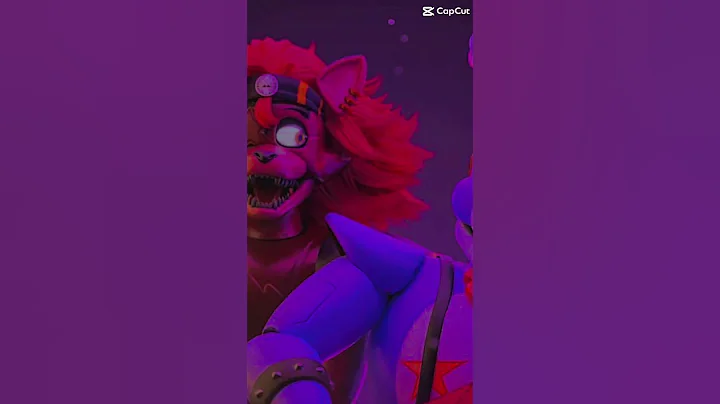 Glamrock bonnie and G.foxy edit #securitybreach #fnafedit #capcut #glamrockbonnie #glamrockfoxy