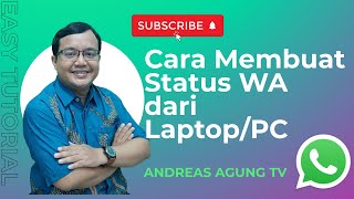 Cara Membuat Status WA (WhatsApp Story) dari Laptop / PC, dengan Phone Link