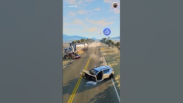Realistic Highway Car Crashes🚗💥 #realisticcarcrashes #carcrashes #beamngdrive