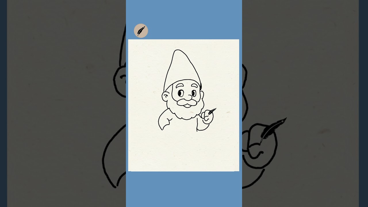 How to Draw a Cute Dwarf Step by Step for Kids & Beginners 