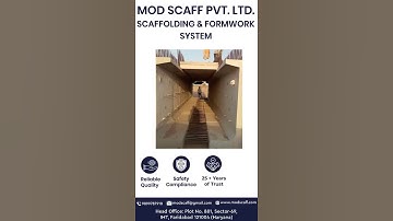 Building the future with Modscaff Scaffolding & Formwork Systems! 🏗️🔩