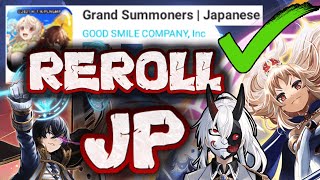 GRAND SUMMONERS JP ACCOUNT FAST REROLL IN 2024  (Download   Reroll Guide)