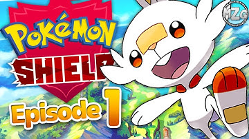 Pokemon Sword and Shield Gameplay Walkthrough Part 1 - Scorbunny Starter! Galar Region!