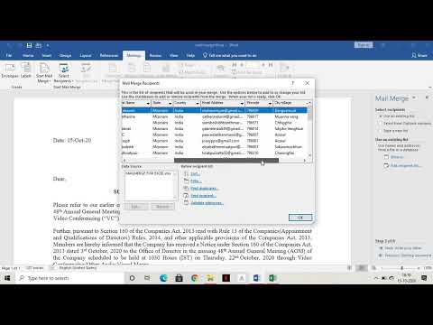 Mail Merge 2