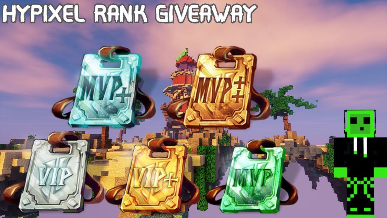 (CLOSED) HYPIXEL RANK GIVEAWAY [2020]