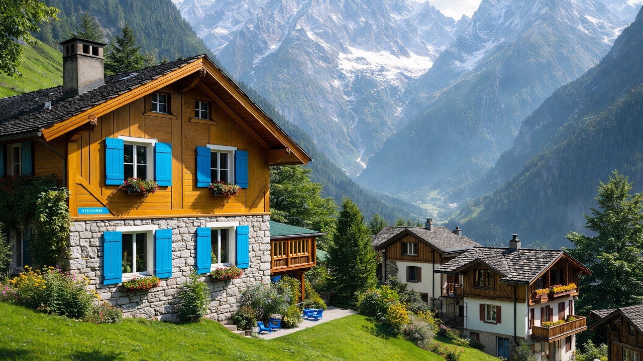 Добро пожаловать в Гриндельвальд – эта швейцарская деревня выглядит слишком идеальной