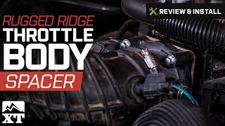 Jeep Wrangler Rugged Ridge Throttle Body Spacer (2007-2017 JK) Review &  Install - YouTube