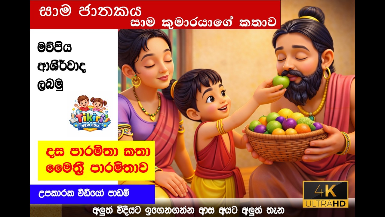 මොඩියුල 1 - බුද්ධ ධර්මය  | සාම කුමාරයාගේ කතාව | සාම ජාතකය | මව්පිය ආශීර්වාද ලබමු | Grade 1 Module 1