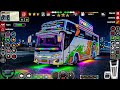 Indonesia Double Decker Bus Driving 😱🔥 | Euro Coach Bus Simulator Android Gameplay part