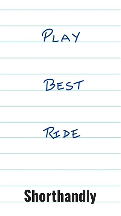 Writing Simple Words in Pitman Shorthand