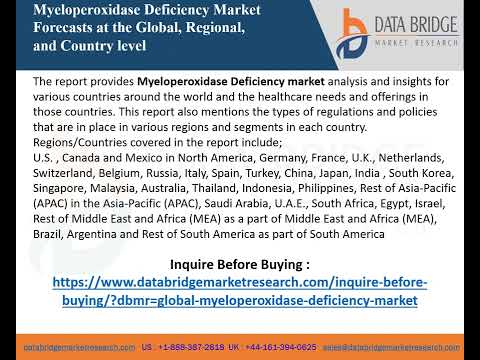 Myeloperoxidase Deficiency Market