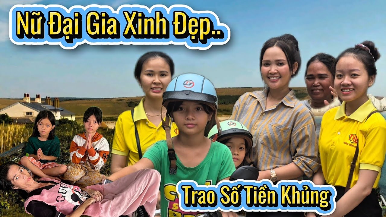 Bất ngờ.Nữ Đại Gia Xinh Đẹp Trao Món Quà Lớn Cho Bé 10t Cả Xóm Vui Mừng 