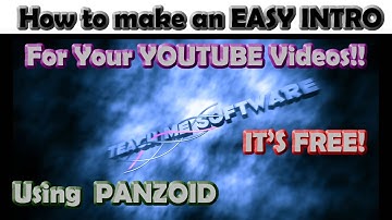 How To Make A YouTube Intro Using Panzoid!