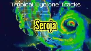 Track of Cyclone Seroja