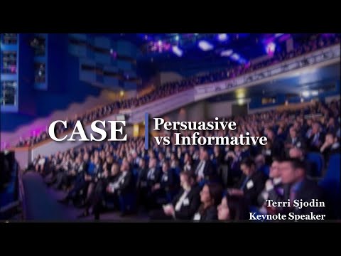 Terri Sjodin - Building Your Persuasive Case Preview: On Persuasive vs Informative