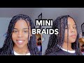 UPDATED EASY MINI BRAIDS ON NATURAL HAIR