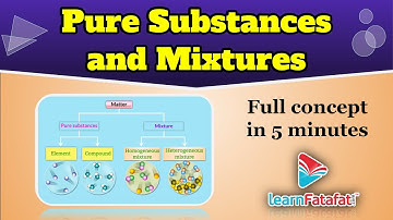 Class 9 Science Chapter 2 Is Matter Around Us Pure? - Pure Substances and Mixtures