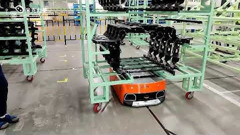 Warehouse robot.Magnetic strip agv in China(Automated Guided Vehicle)