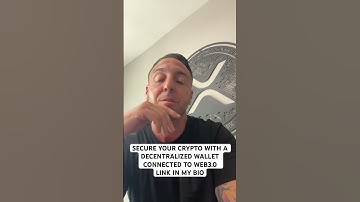 SECURE YOUR CRYPTO WITH WEB3.0 LINK IN BIO #xrp #crypto #xrpnews #web3 #fyp #viral #btc