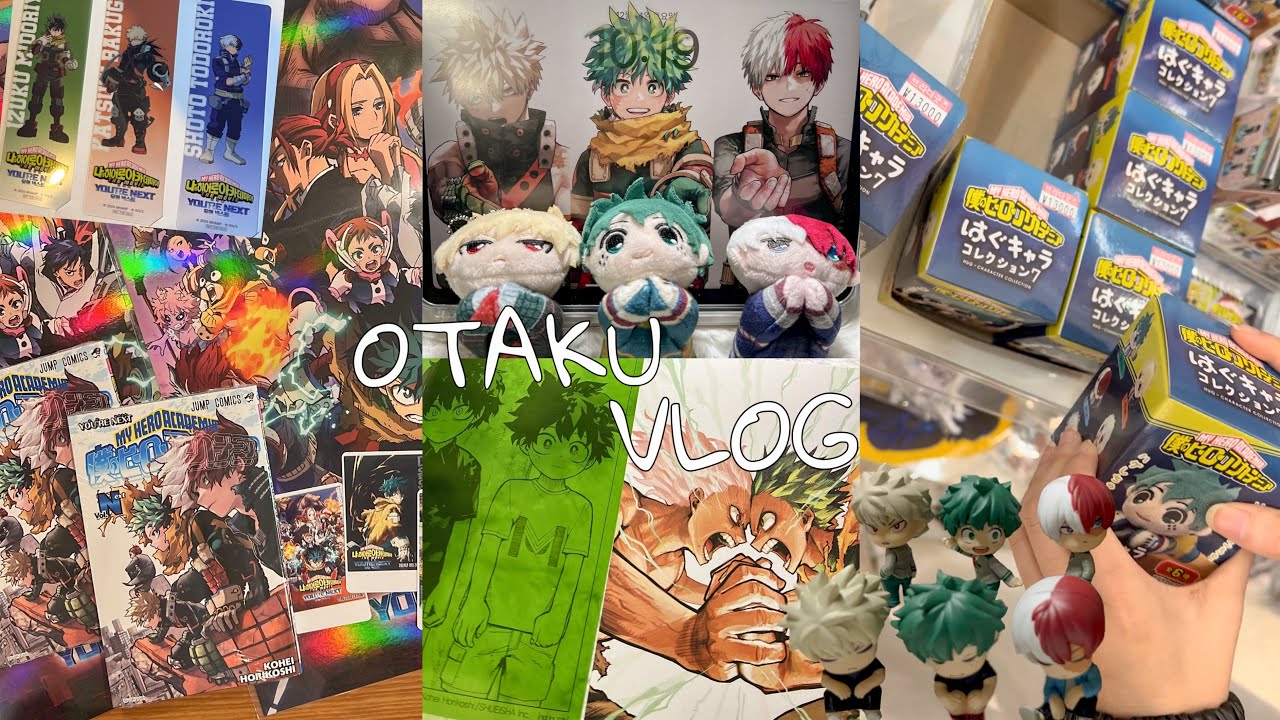.⁺ ˖ 오타쿠 브이로그⛤ 망아지마냥미쳐있을땐소비를멈추지마라 | 나의 히어로 아카데미아 | 가챠깡 | 히로아카 극장판 | オタクブイログ Otaku VLOG 오삼