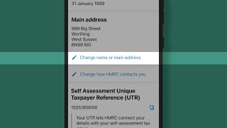 How can I update my personal details on the HMRC app? screenshot 3