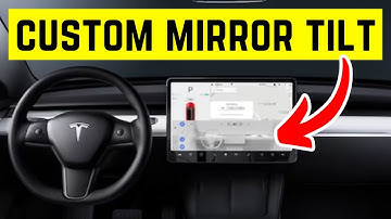 How to Set Custom Mirror Tilt Positions in Your Tesla (New Feature) - 2024