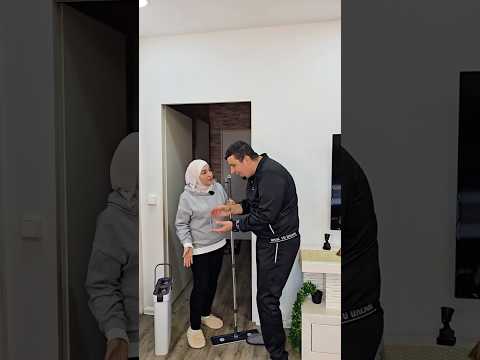 حمزه وسمر لما الزوج يعمل حالو خدوم قدام الجاره ضحك زواج عائلة كوميديا مشاهير حمزه سمر