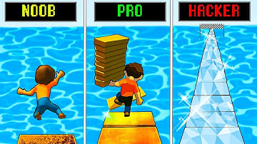 NOOB vs PRO vs HACKER in Shortcut Run