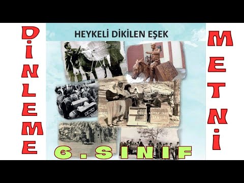 6. Sınıf Türkçe Dersi Heykeli Dikilen Eşek Dinleme/İzleme Metni