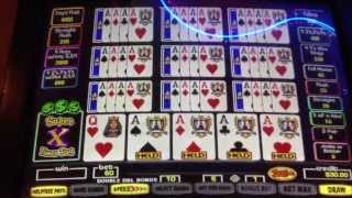 Super Times Pay Video Poker - Double Double Bonus - 4 Aces Dealt! 10 line Handpay! screenshot 5