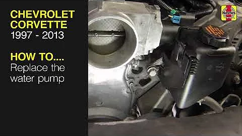 Chevrolet Corvette (1997 - 2013) - Replace the water pump