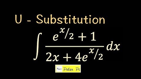 U-Substitution - Basic Examples - [Example 4]