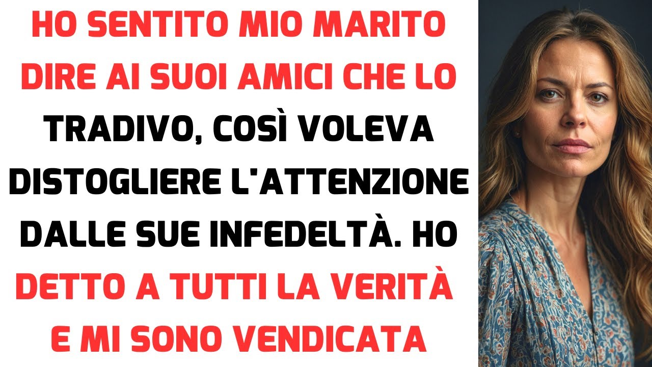 Ho Sentito Mio Marito Mentire Ai Suoi Amici Che Lo Stavo “tradendo”, Anche Se Aveva Un'amante...