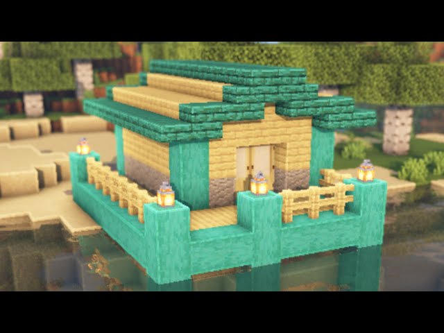 CASA COM MADEIRA DE CEREJEIRA ( FOFINHA) - MINECRAFT TUTORIAL