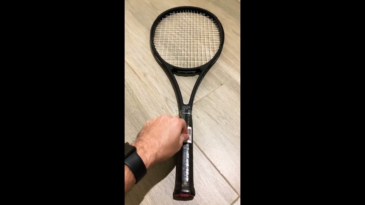 Wilson Pro Staff RF 97 Black Federer Autograph Tennis Racquet