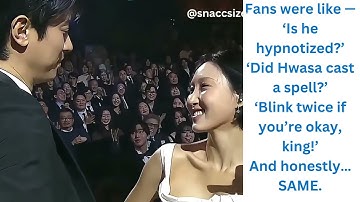 Hwasa & Park Jeong-min: The Performance That Broke the Internet 🤯🔥 (Snacc Sized Gossip)