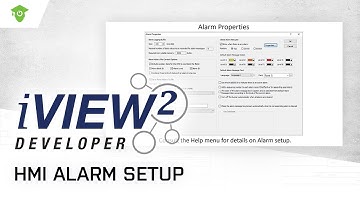 IMO iView HMI Alarm Setup