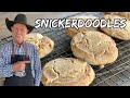 Big chewy snickerdoodle cookies