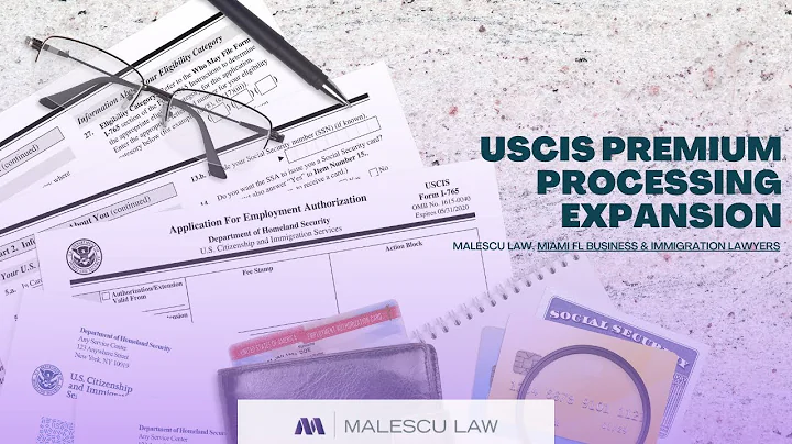 USCIS Premium processing expansion | Malescu Law